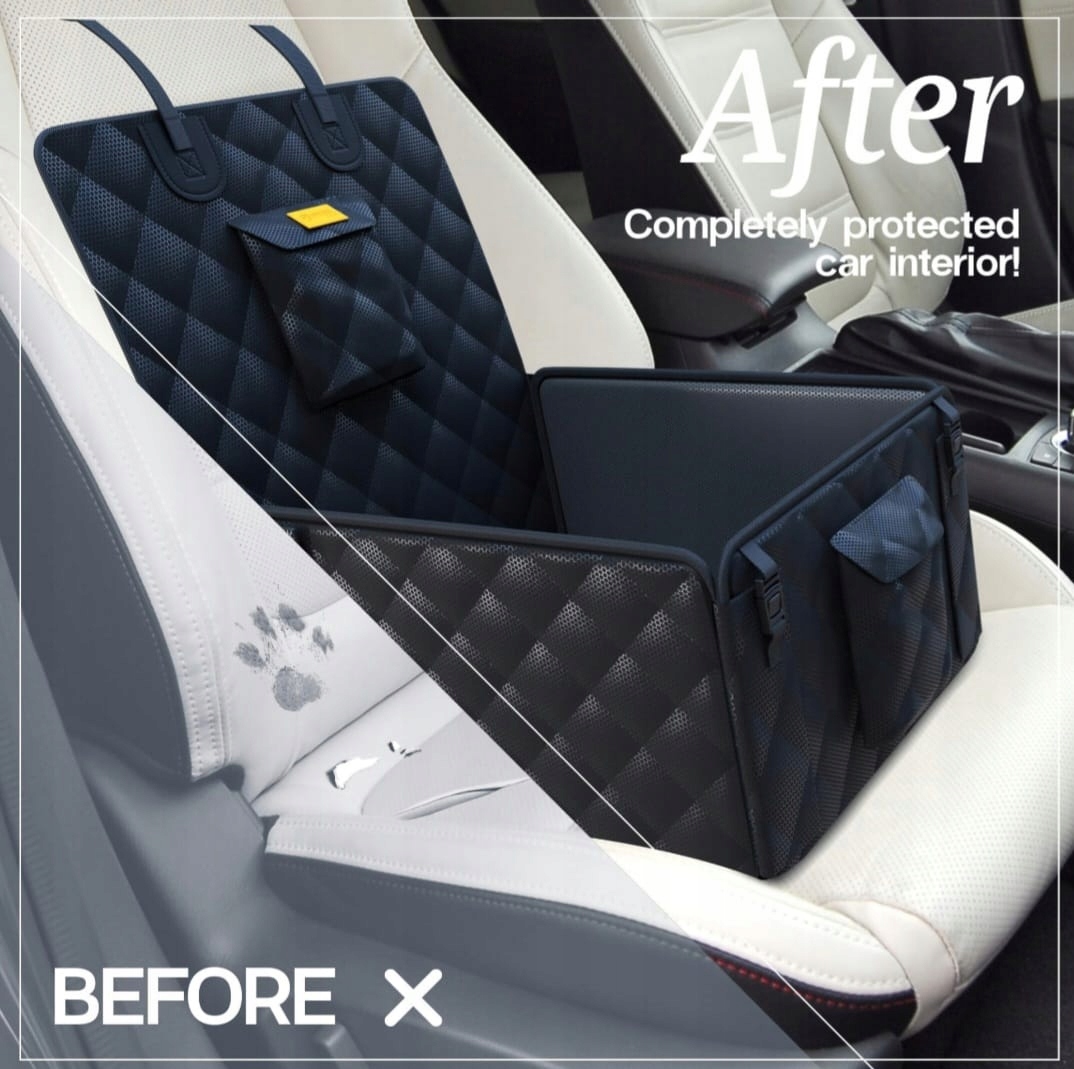 Autosedačka Petproved voděodolná pro středně velké psy