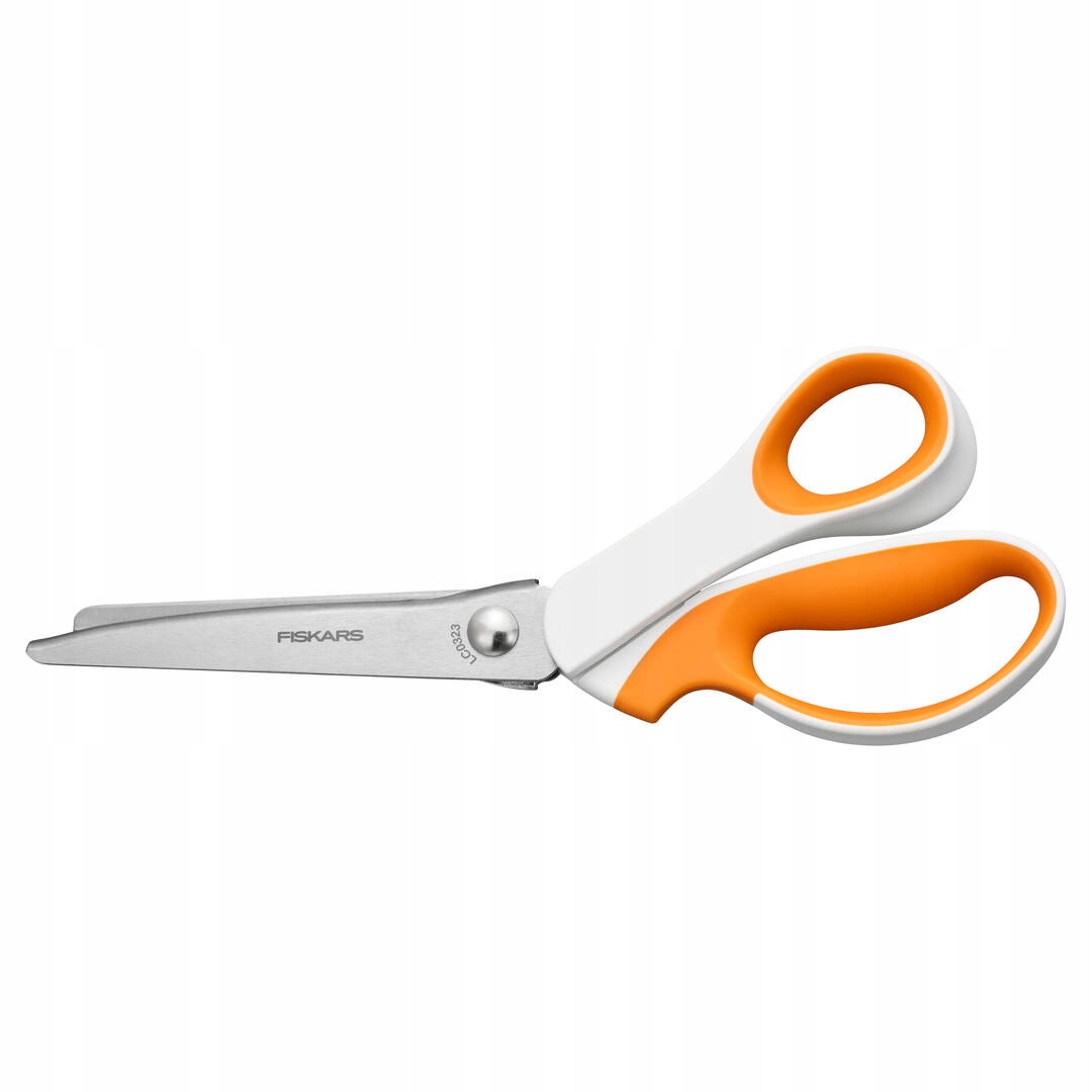 Fiskars Softgrip Nůžky zoubkované cikcak krejčovské nůžky se zoubky 24 cm