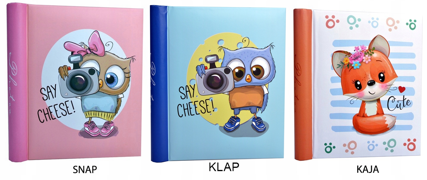 ALBUM NA ZDJĘCIA SAMOPRZYLEPNY 60 STRON MIX WZORÓW Model WKLEJANE