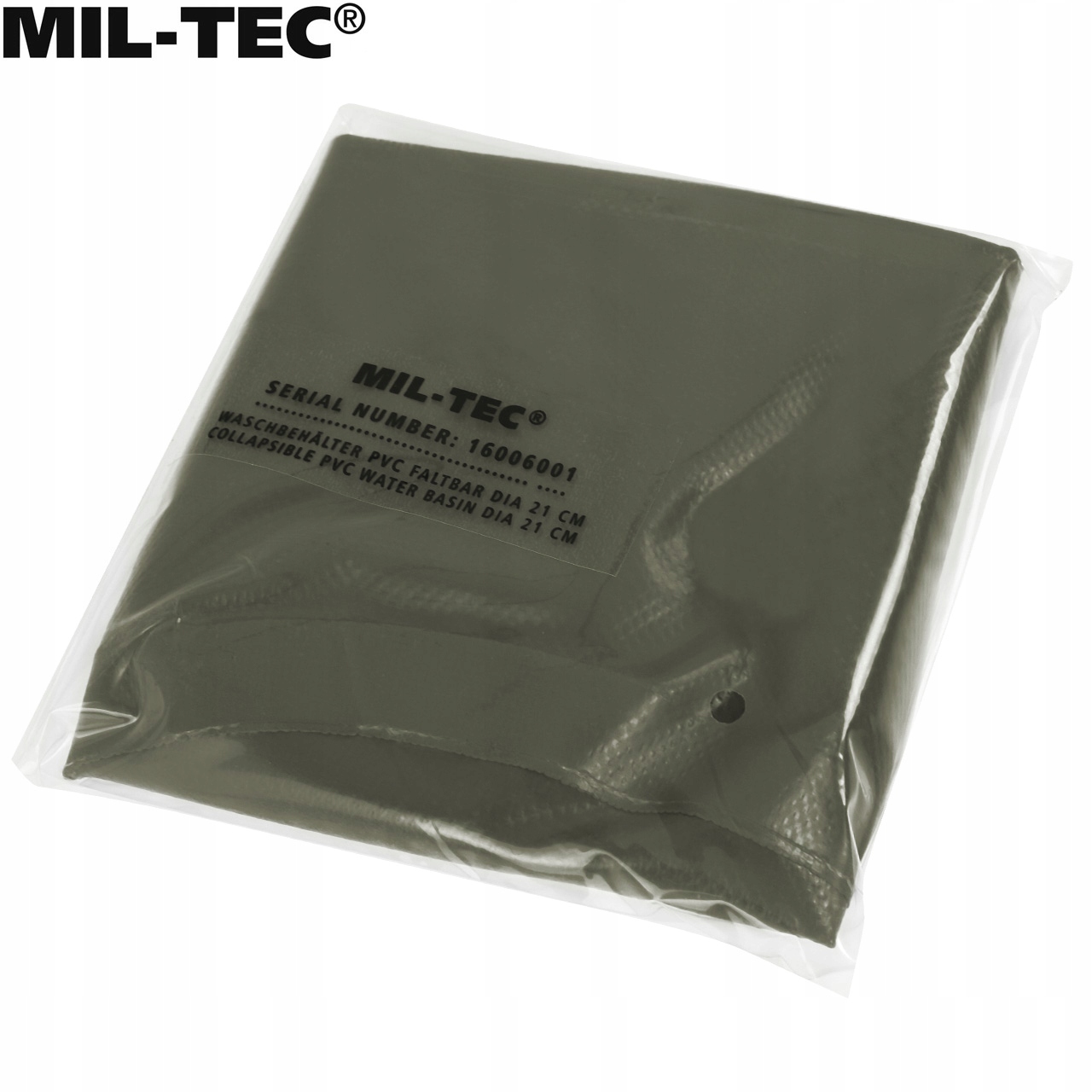 MISKA SKŁADANA Turystyczne Wojskowe WIADRO POLOWE Biwak pod namiot 5L Pojemność do 5 l