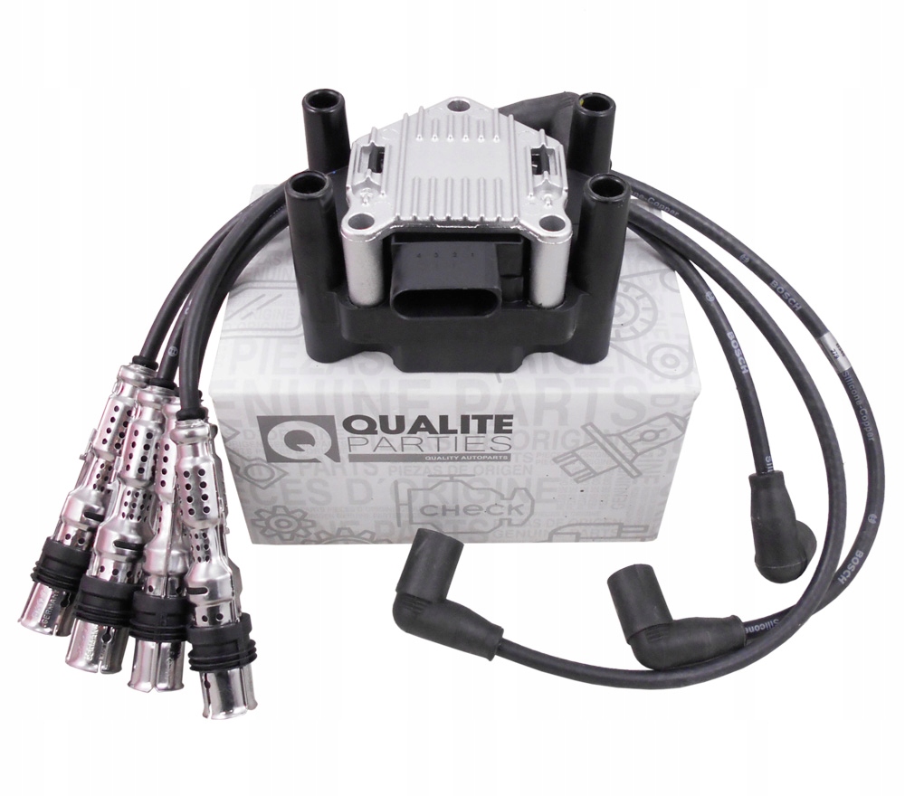 Zapalovací Kabely Bosch Cívka Audi A3 A4 Vw Golf V VI Passat B5 B6 1.6