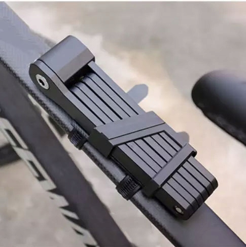 ZAMEK ROWEROWY ZAPIĘCIE SKŁADANE BLOKADA ROWERU Model YMFL01