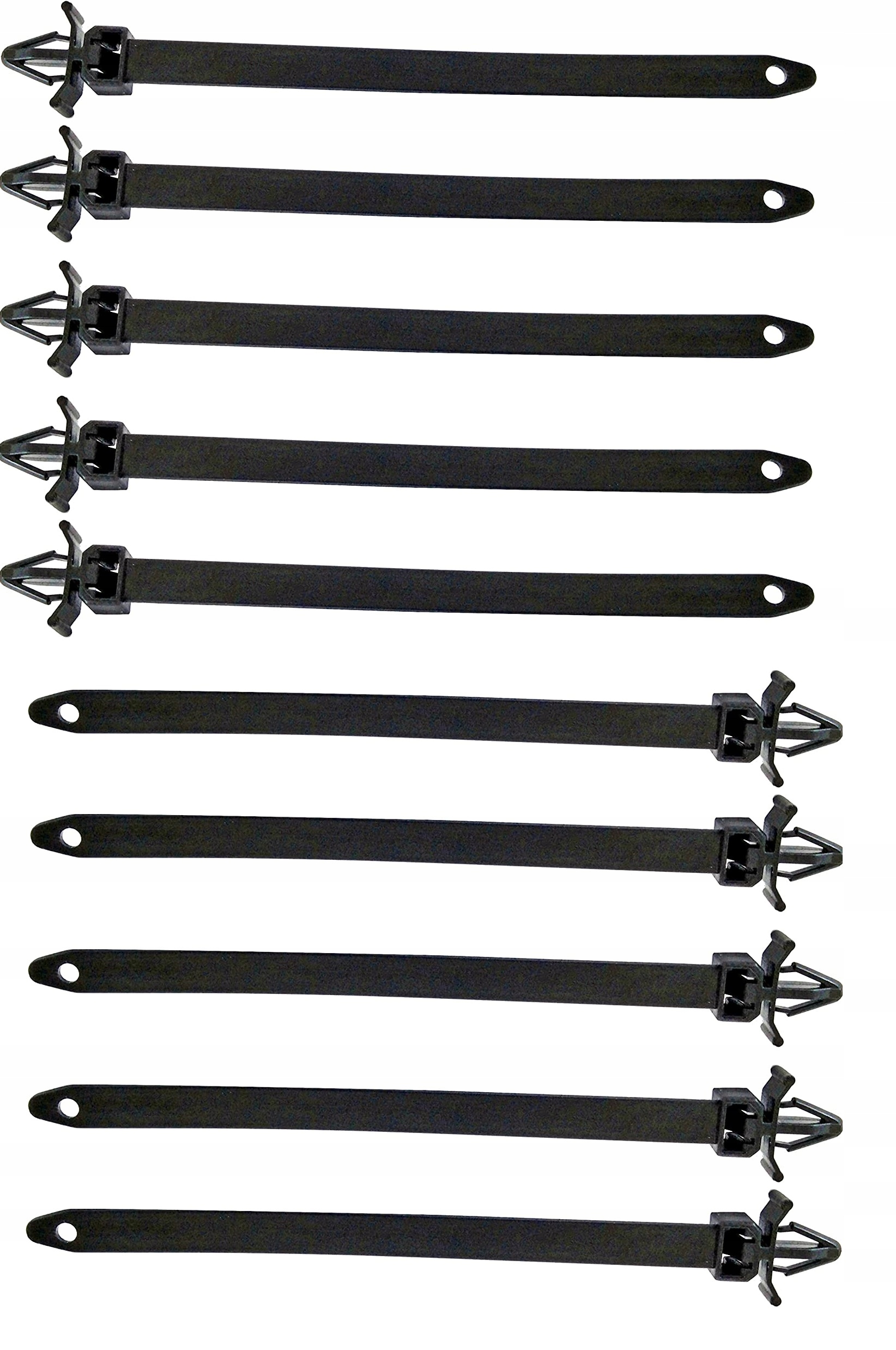 

10X Opaska Z Spinką Na Przewody Trytka 110x8mm