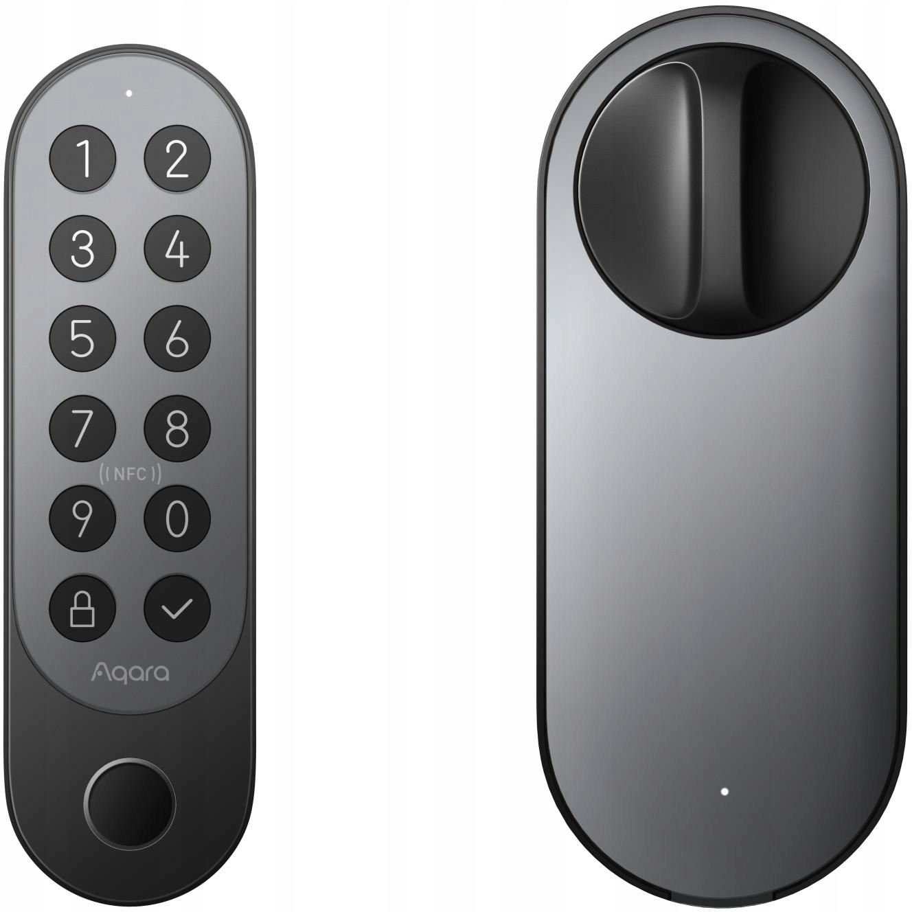 Aqara Smart Lock U200 Kit čierny Inteligentný zámok na dvere HomeKit, T