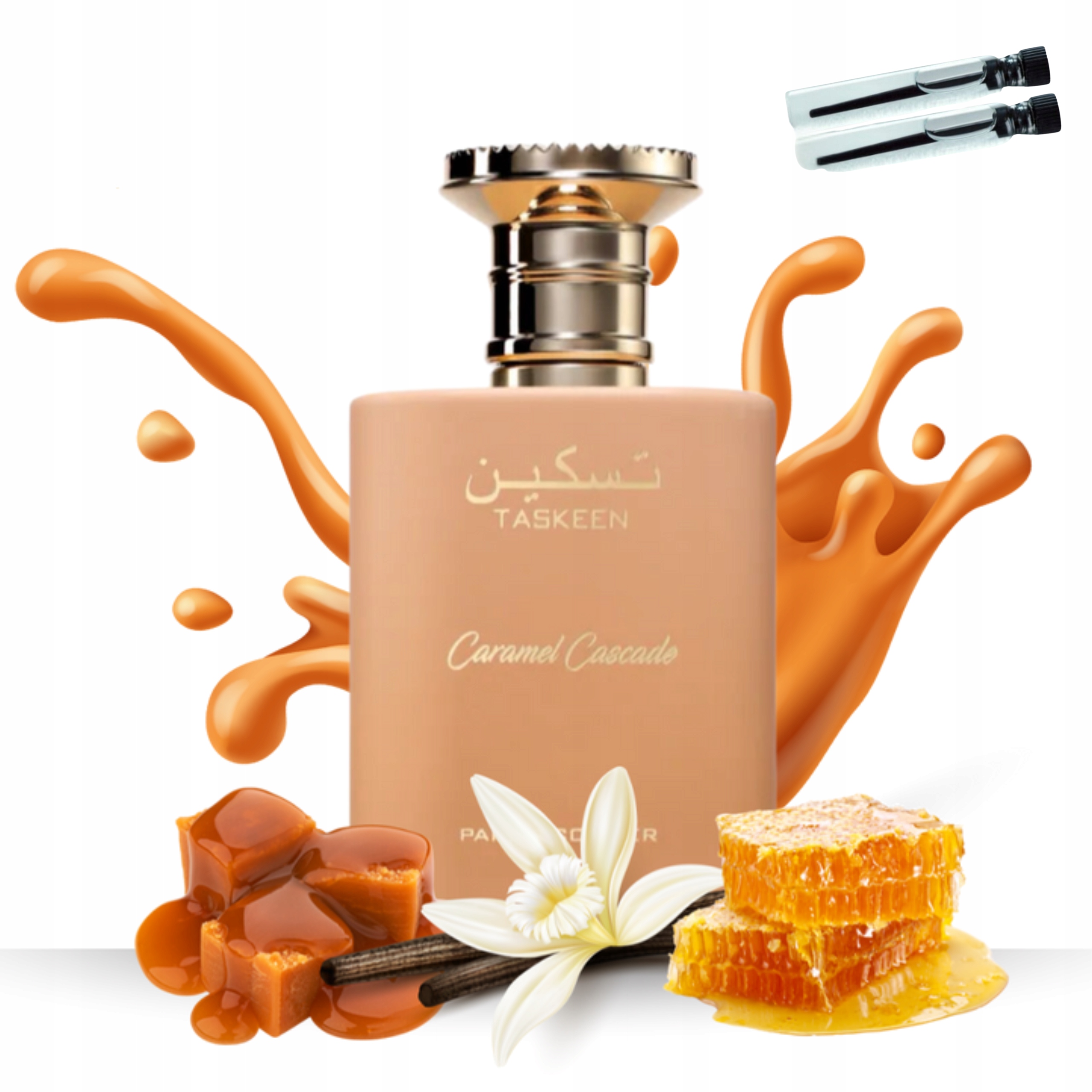 Parfém Paris Corner Taskeen Caramel Cascade 100 ml 2 vzorky Dárek