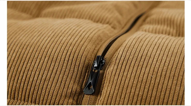 BEZRĘKAWNIK KAMIZELKA MĘSKA PIKOWANA OCIEPLANA SZTRUKSOWA Zapięcie zamek