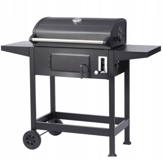 Grill Węglowy El Fuego Ottawa S 2 Boczne Półki Regulacja Paleniska Ruszt