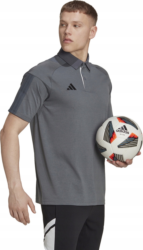 Tričko Pánské Adidas Tiro 23 Competition Polo Šedé HU1344 vel. S