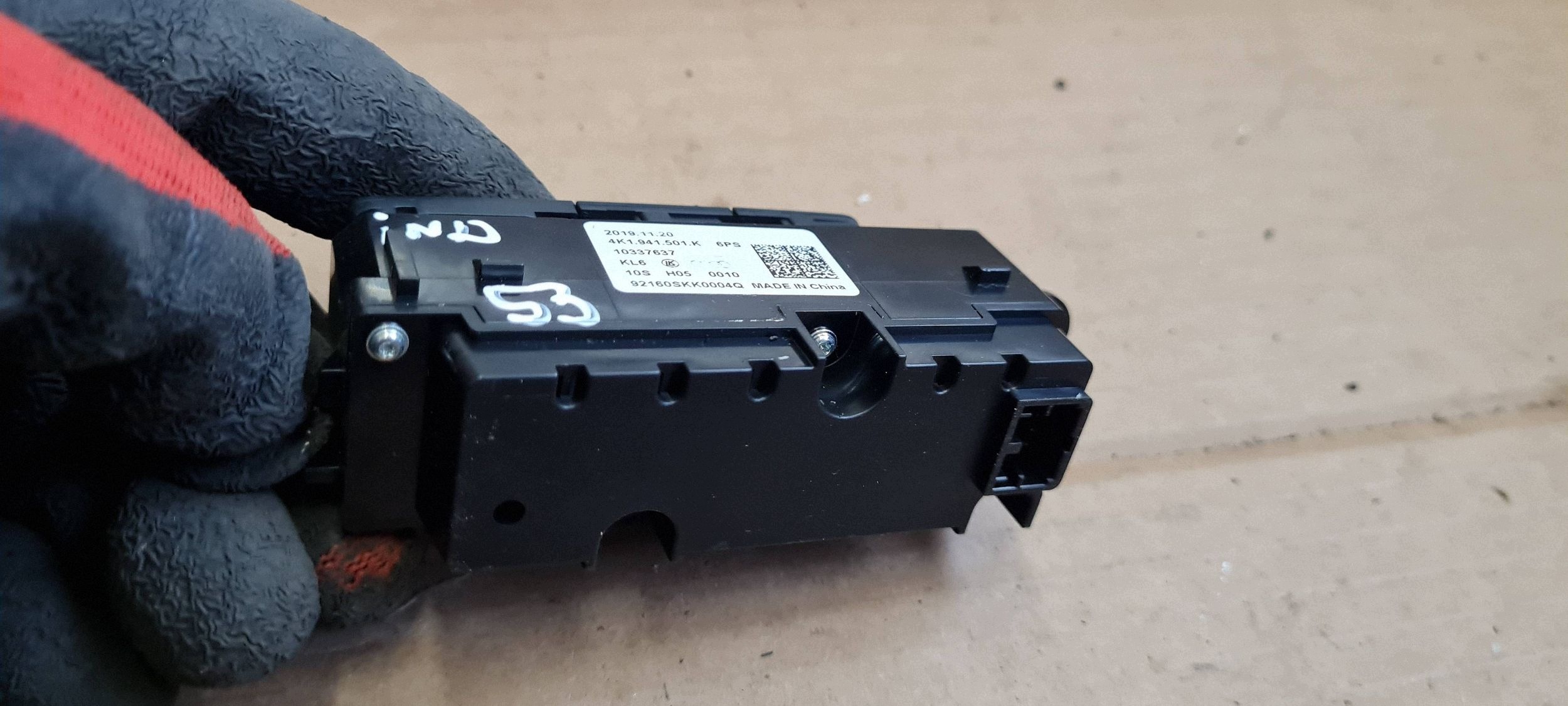 Q3 83A interruttore luci Pulsante PANEL 4K1941501K EU Q7 4M A7 A6 C8