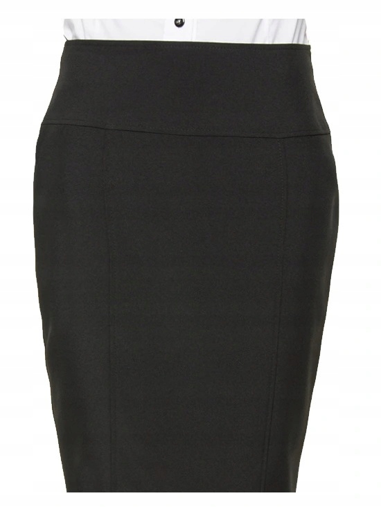 ELEGANCKA GŁADKA SPÓDNICA OŁÓWKOWA CZARNA r.46 Marka inna
