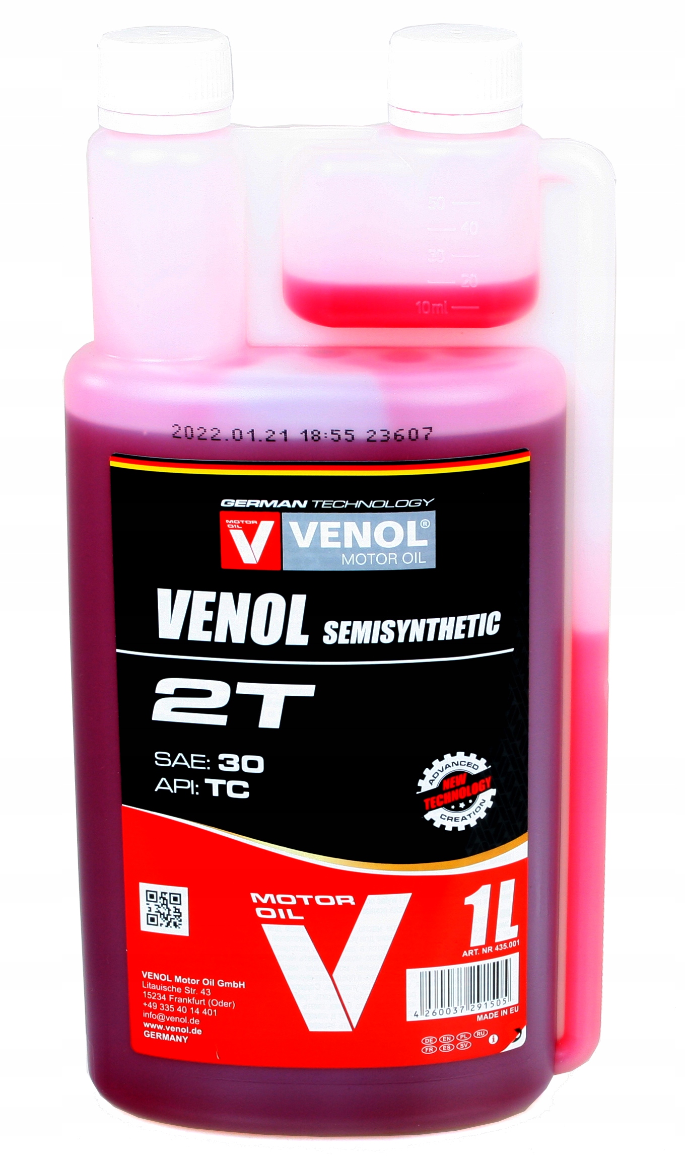 

Venol Garten 2T Olej Do Mieszanki Z Dozownikiem 1L