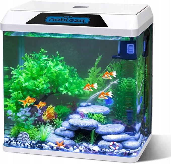 Nobleza Akwarium 30L zestaw z oswietleniem Led filtrem Zestaw