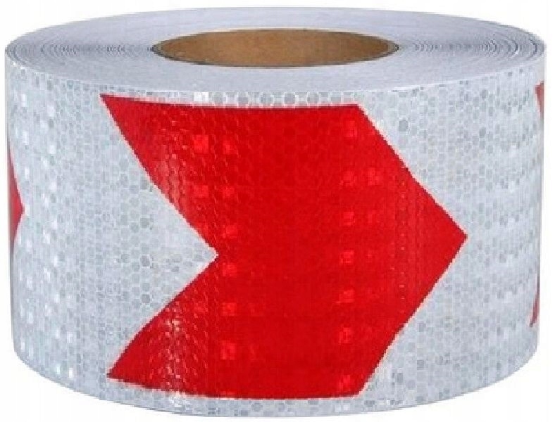 TAŚMA ODBLASKOWA SAMOPRZYLEPNA OSTRZEGAWCZA ODBLASK KIERUNKOWY 5m