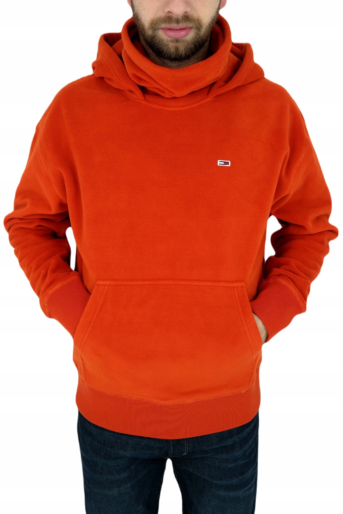 Tommy Hilfiger Bluza męska BLTH31 pomarańczowa L