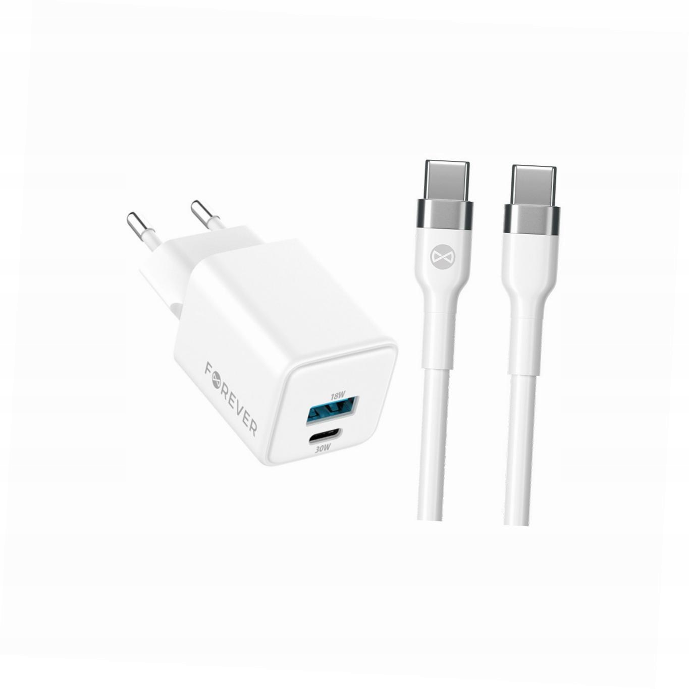 Szybka ładowarka GaN 30W Usb i Usb-c do Lenovo Tab M10 TB-X505L 11 cali
