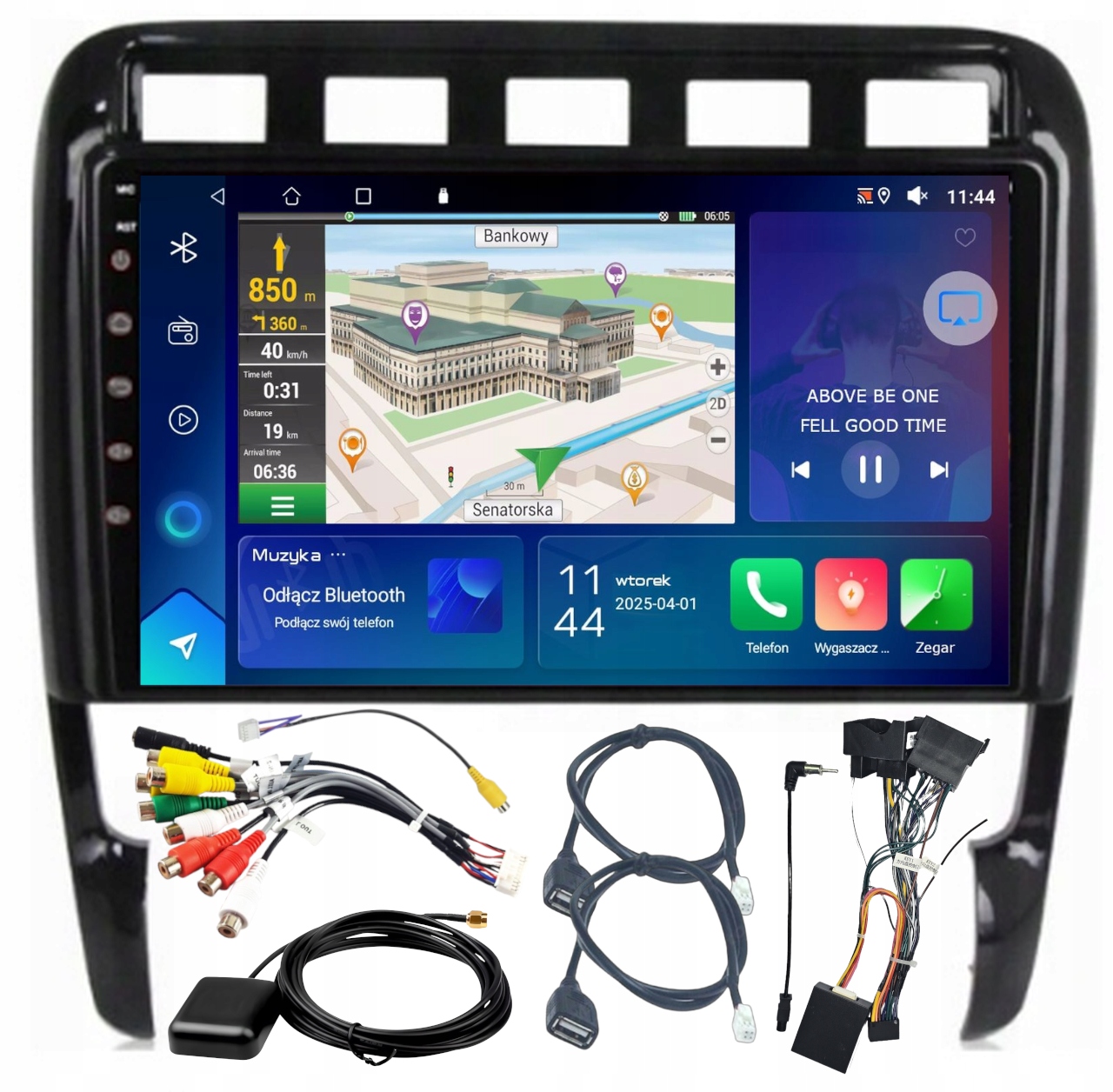 Autorádio Gps Porsche Cayenne 2002-2012 Wifi Carplay Usb 2GB 64GB