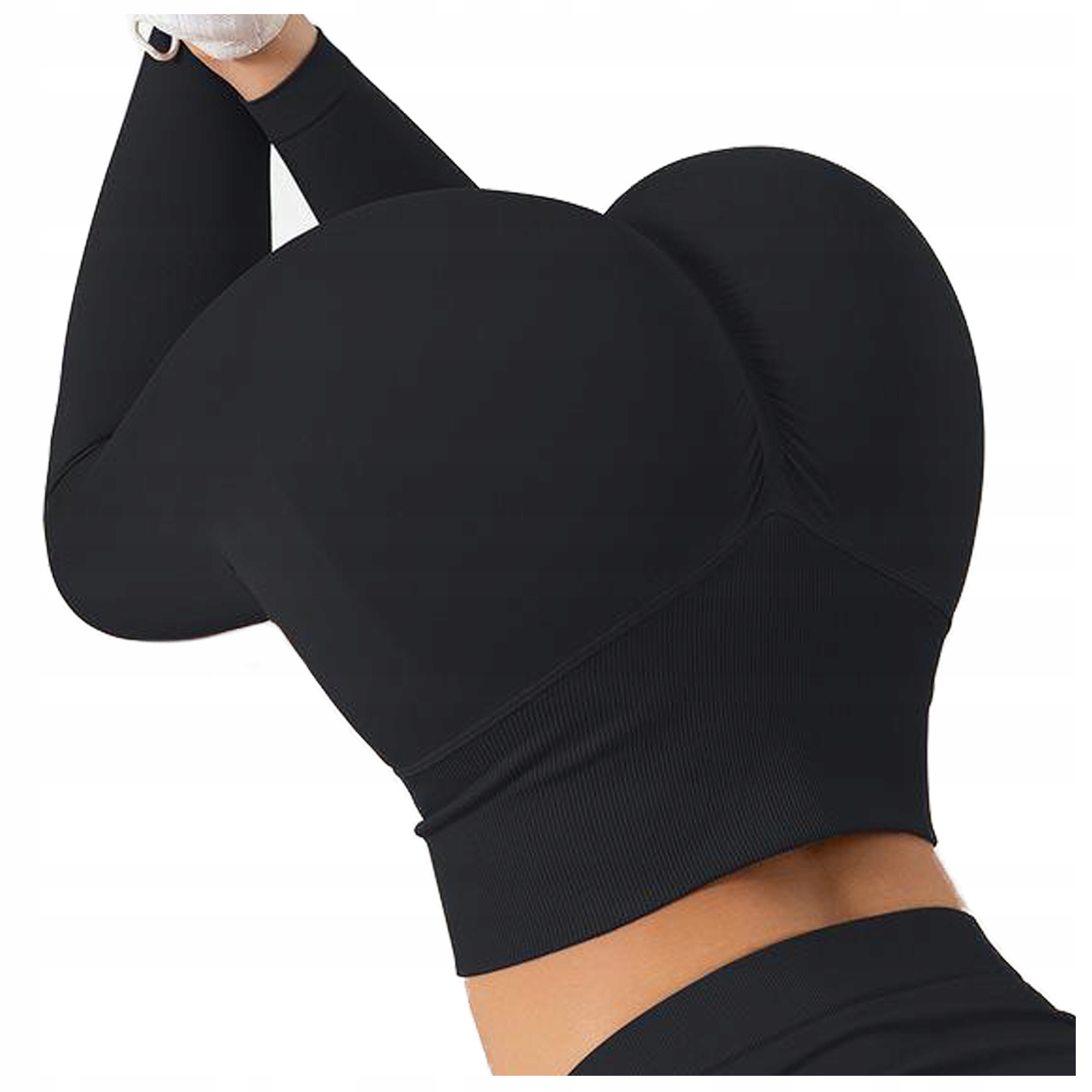 

Legginsy Siłownia Push Up marszczenia wysoki stan