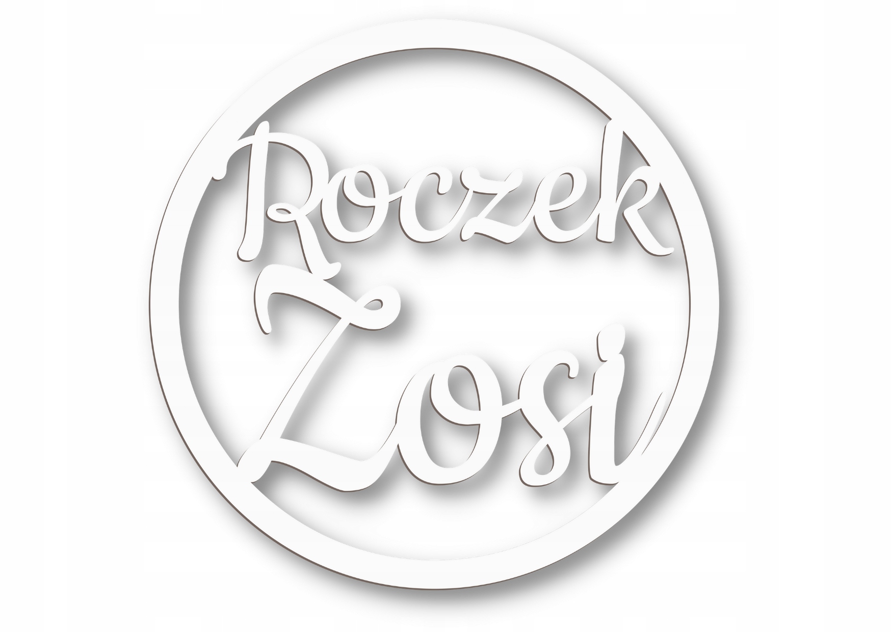 

Obręcz personalizowana Roczek dowolne imię 50cm