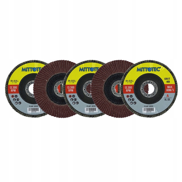 

Tarcza Ścierna Listkowa Lamelkowa 125mm P40 5SZT