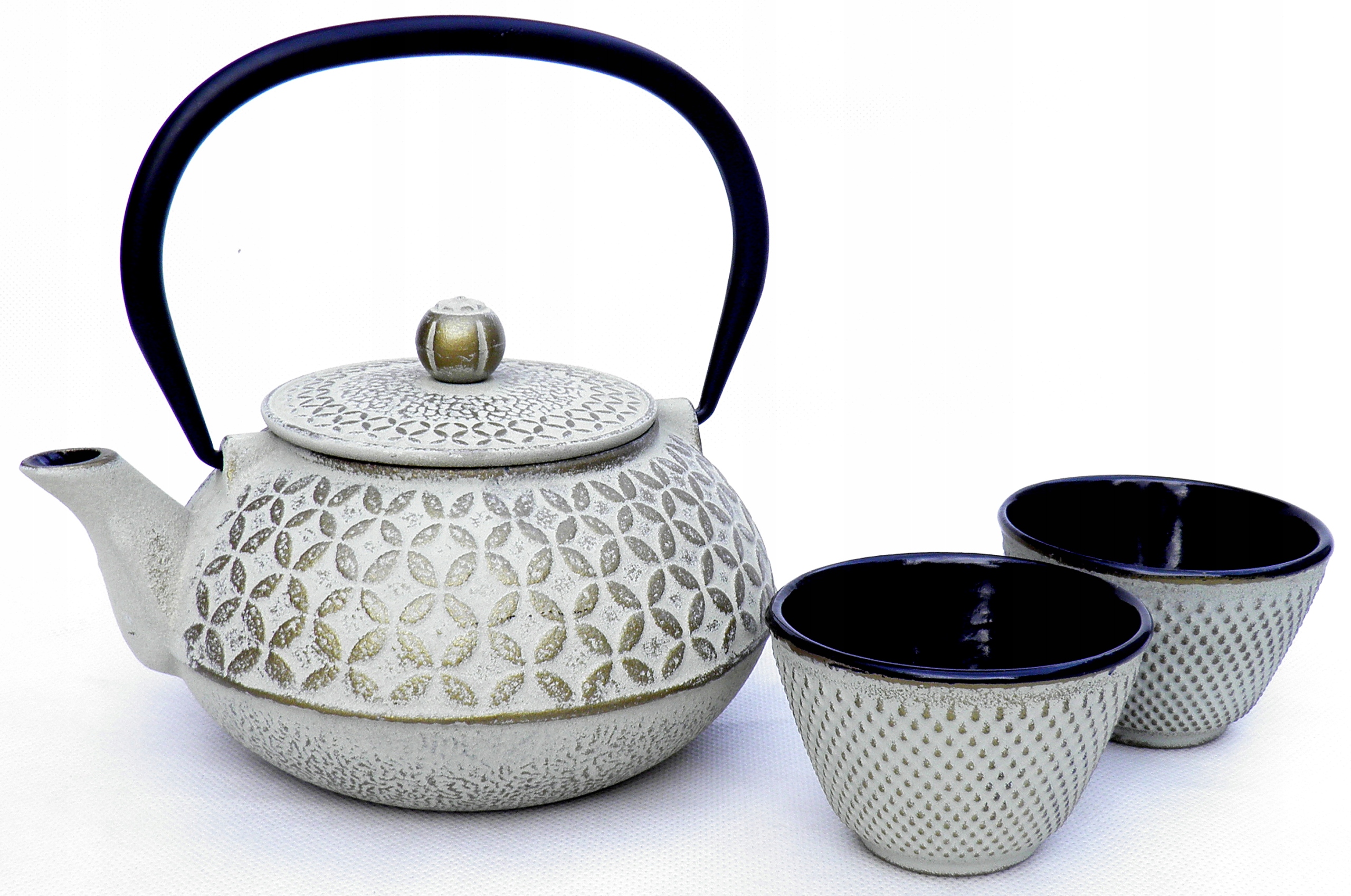 

Zestaw żeliwny Czajnik do herbaty 1,0 L 2 czarki