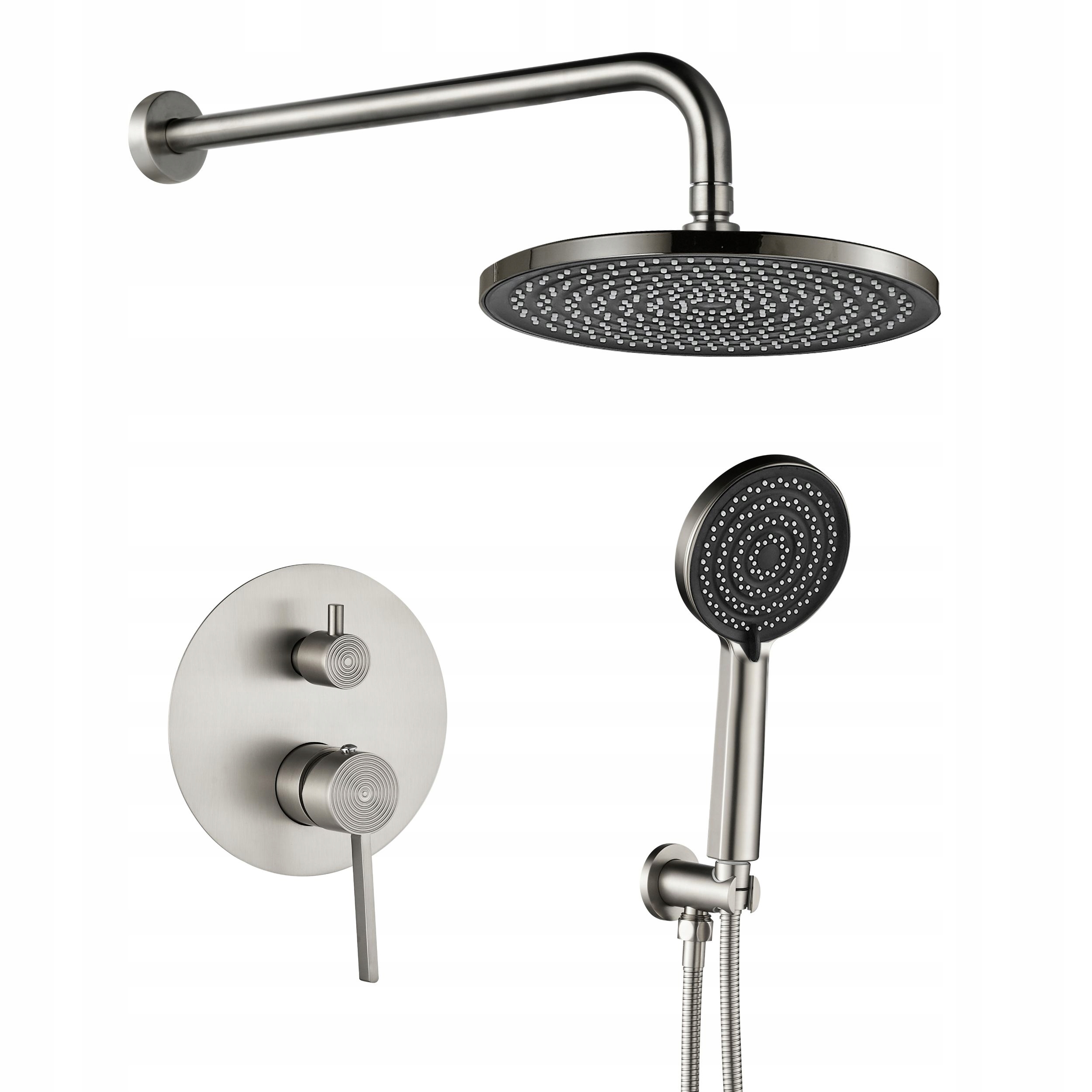 Rea Podomietkový Sprchovací Set Foster Nikel Brúsený