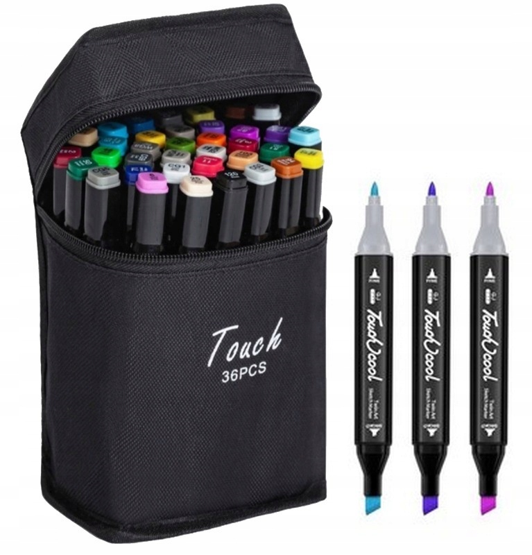 

Markery Alkoholowe Dwustronne artystyczne 36 szt