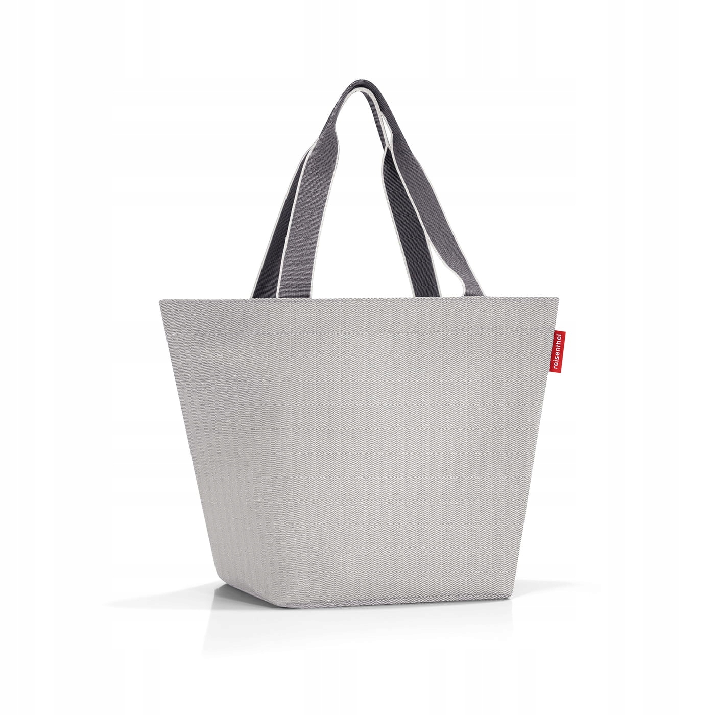 Torba Shopper M, herringbone grey, Reisenthel