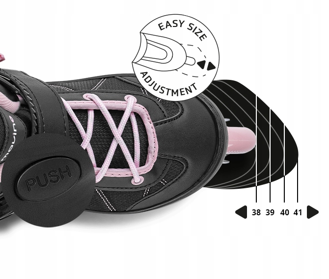 Rolki regulowane MOVINO Cruzer ONE r. 38-41 Rozmiar 38-41