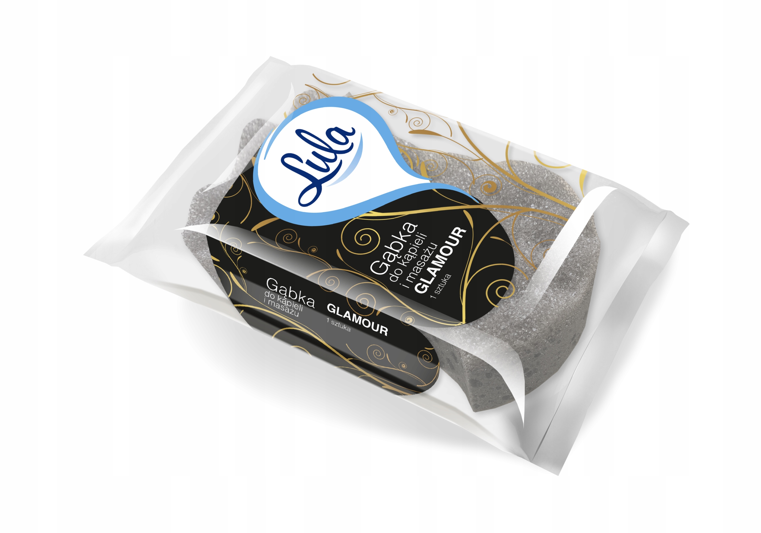 LULA Губка для купания и массажа ГЛАМУР