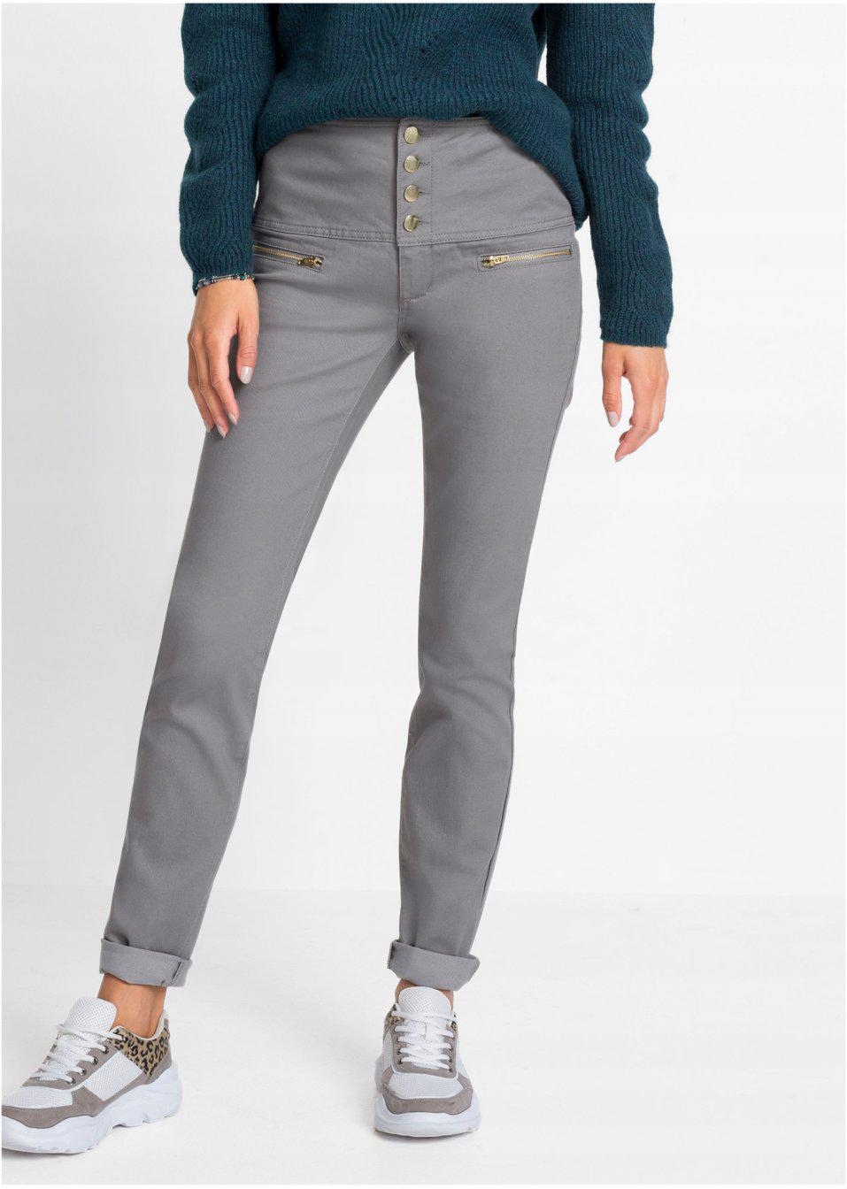 BONPRIX _ZT 70R SPODNIE WYSOKI STAN _/ 36 Rozmiar 36