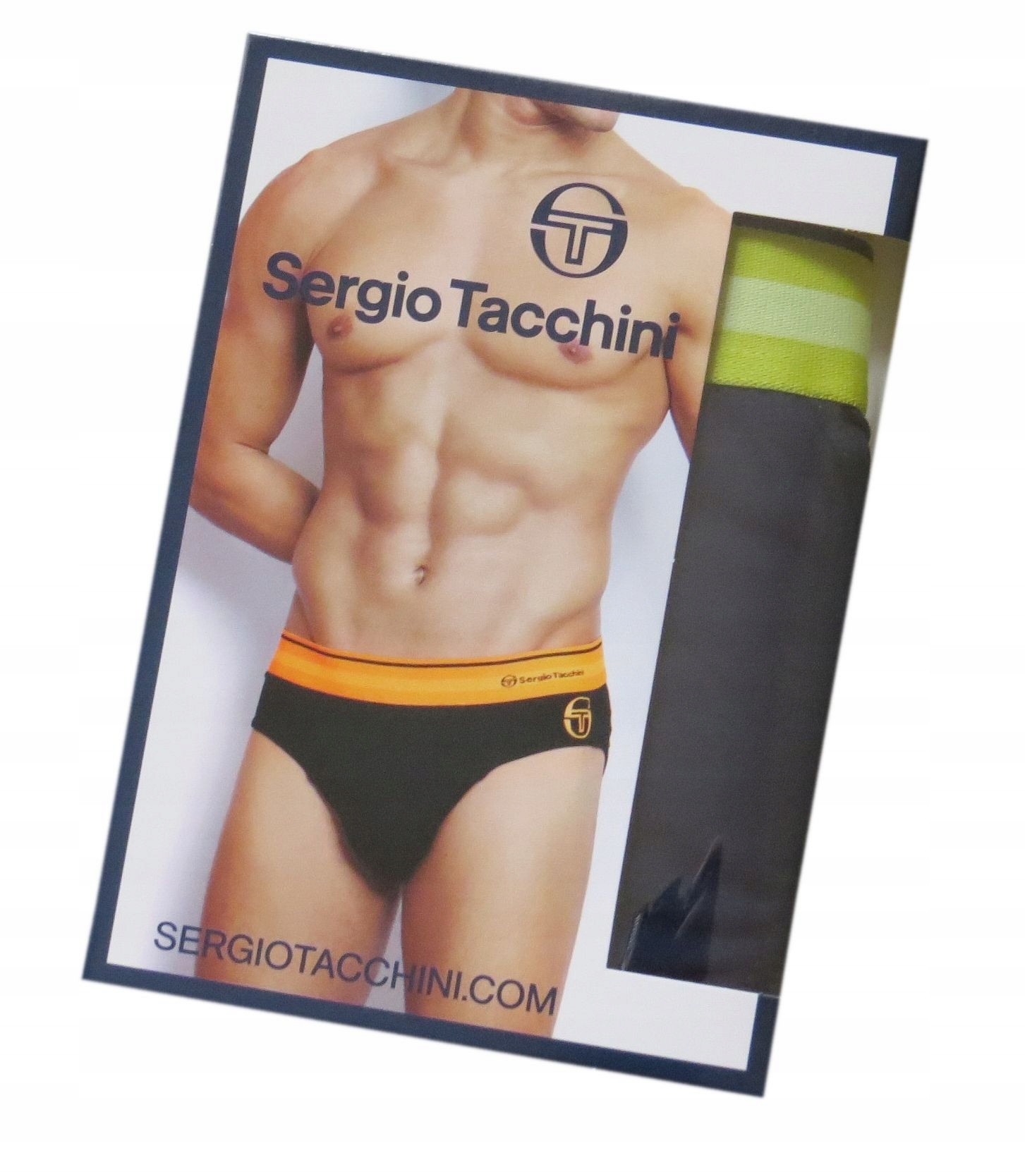 3szt - Slipy SERGIO TACCHINI bawełna kolory BOX XL Fason Slipy