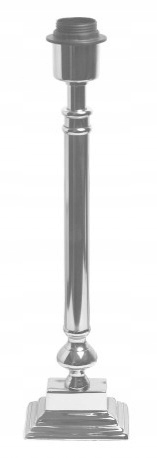 Lampa noha lampy strieborná Metalová glamour hamptons 41 cm
