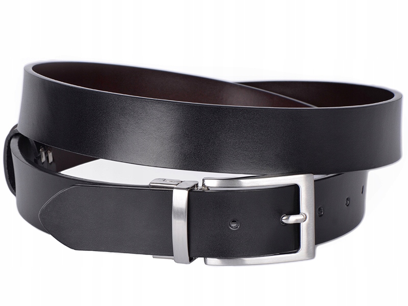 

Skórzany Skóra Szeroki Pasek Spodni Czarny P3 100