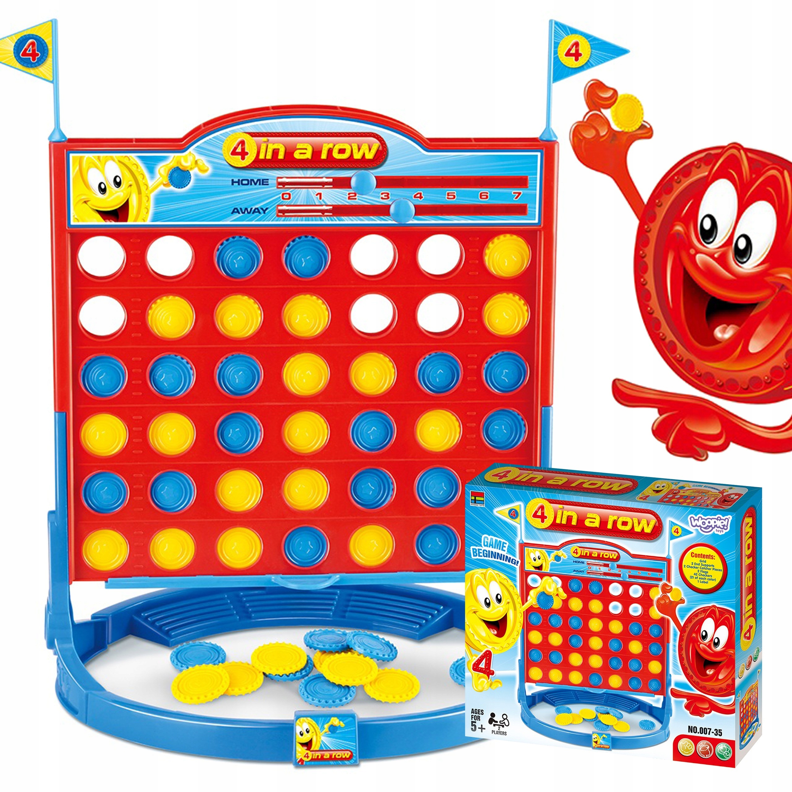 GRA LOGICZNA STRATEGICZNA 4 W RZĘDZIE BINGO STRATEGICZNA LOGICZNA WOOPIE