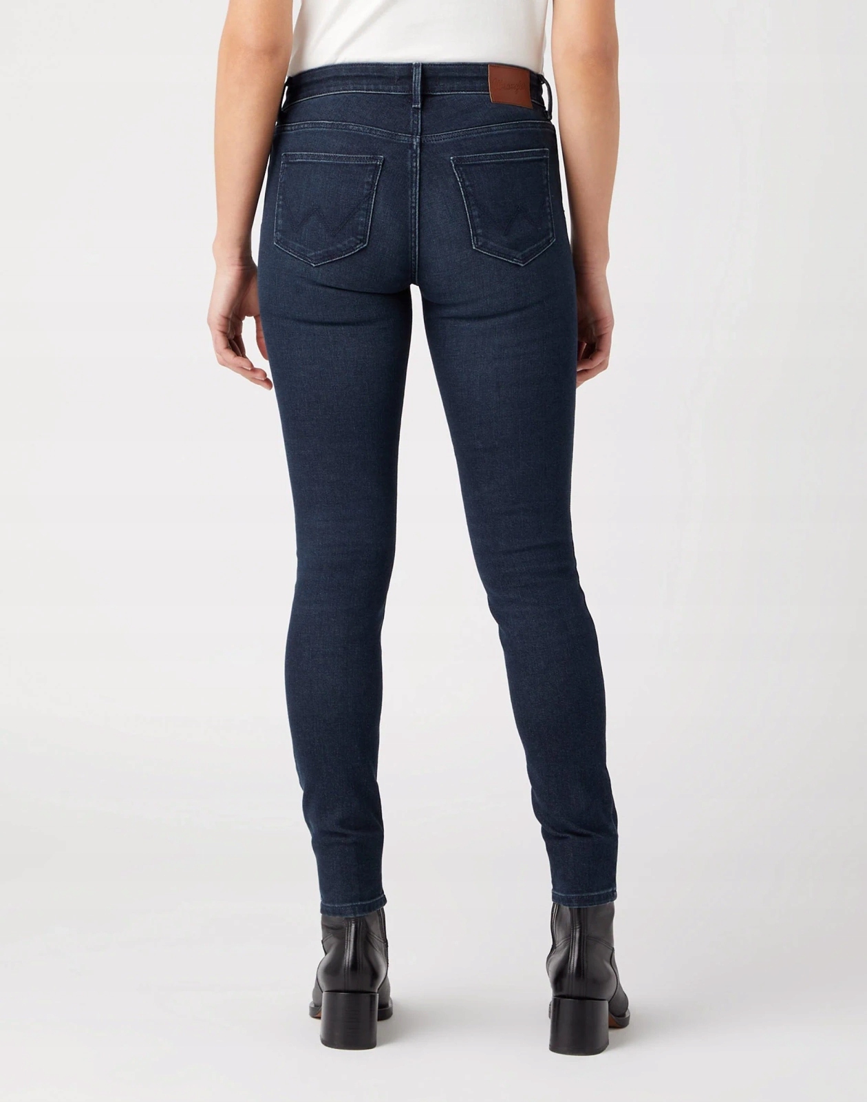 Dámské úzké nohavice džíny Wrangler Skinny Dynamite 112342781 27/32