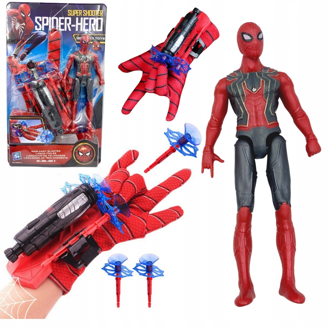 

Spiderman Figurka Rękawica Wyrzutnia Strzałki