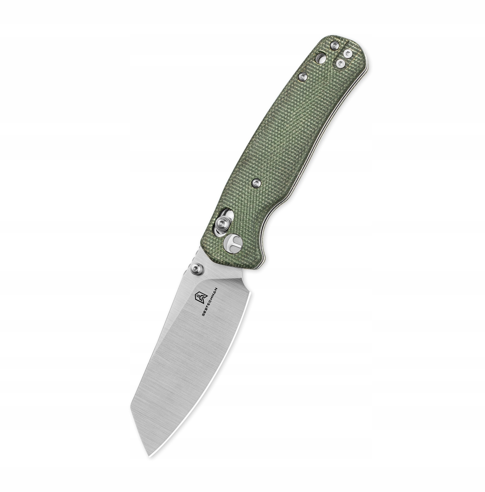 Nůž Bestechman Cicada's Wing Satin 10Cr15Mov Green Micarta