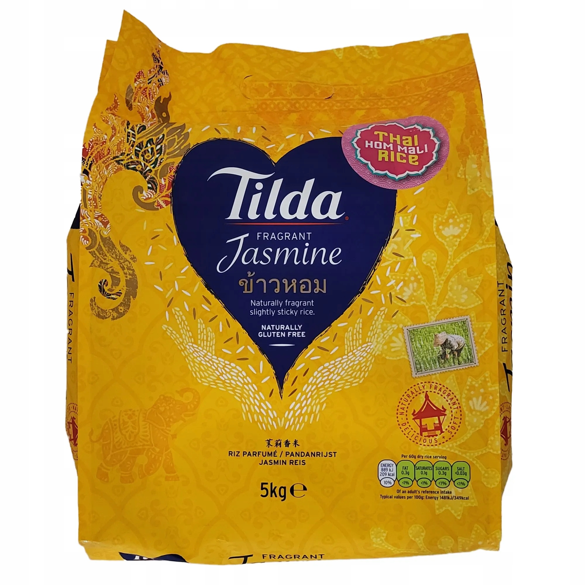 Levně Jasmínová rýže Fragrant Jasmine Rice Tilda 5 kg