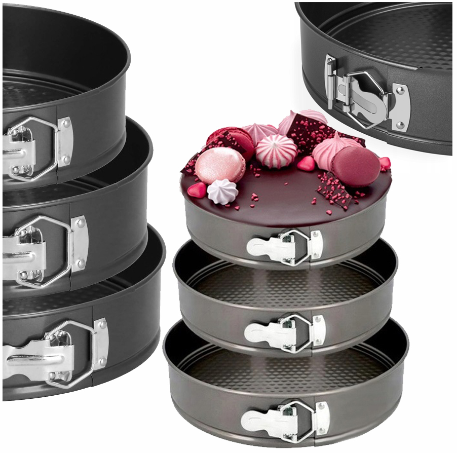 

Tortownica Forma Okrągła Do Ciast 3szt 18,20,22cm