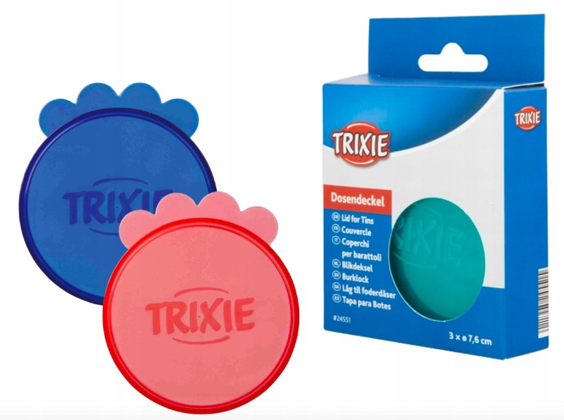 

Trixie Pokrywka Wieczko na puszkę 10,5 cm 2szt mix