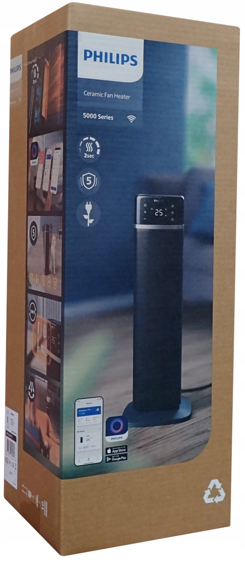 Termoventilátor Keramický ventilátor Philips CX5120/11 2000W WiFi