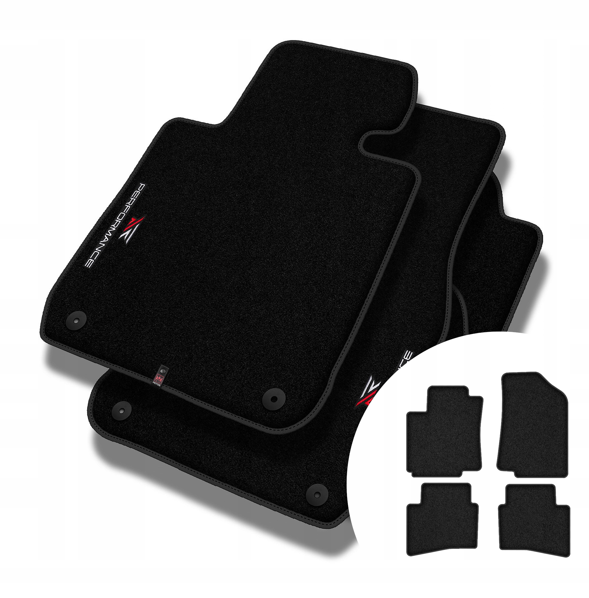 Velurové koberce Performance pro Kia Rio III 2011-2016