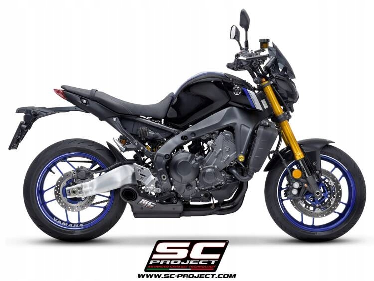 SC-Project układ wydechowy STR-1 Matt Black Yamaha MT-09 (2021 – 2023) Numer katalogowy części Y37A-C135MB
