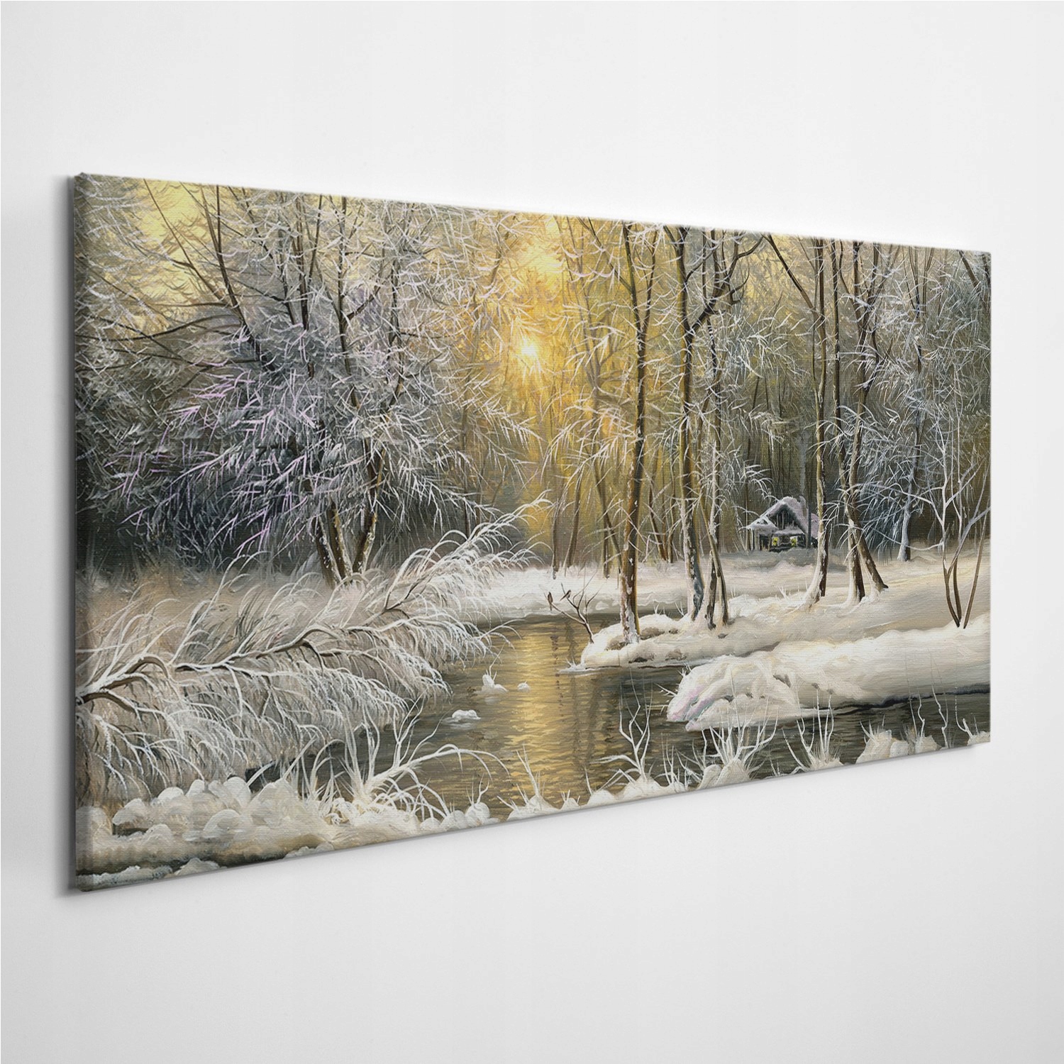 

Zdjęcie na płótnie Krajobraz Jezioro Las 120x60 cm