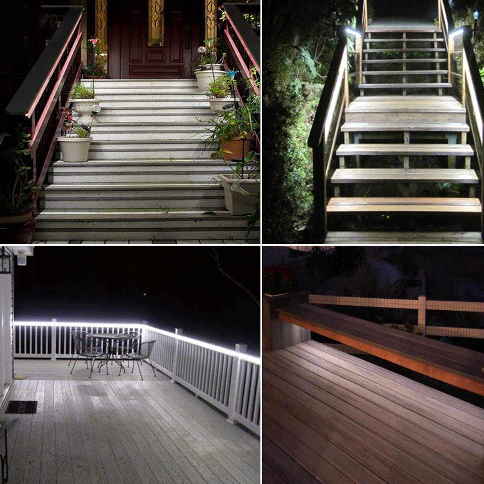 HOMELEO 6M180 LED Solarne Taśmy Wodoodporne 8 Trybów Ogród Balkon Dekoracja — miniatura 4