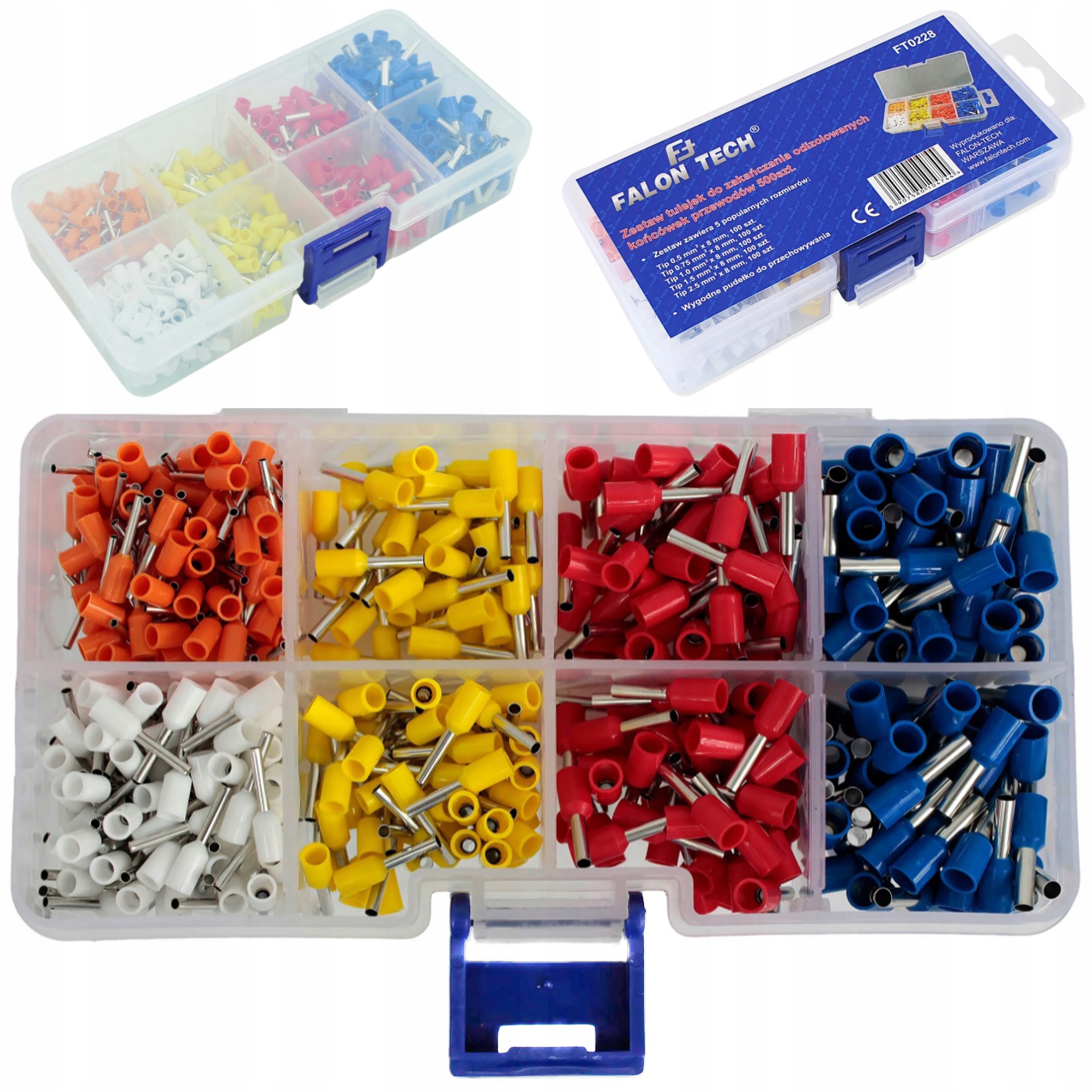 

Tulejki Zakończenie Kabla 500EL Tulejka Konektor