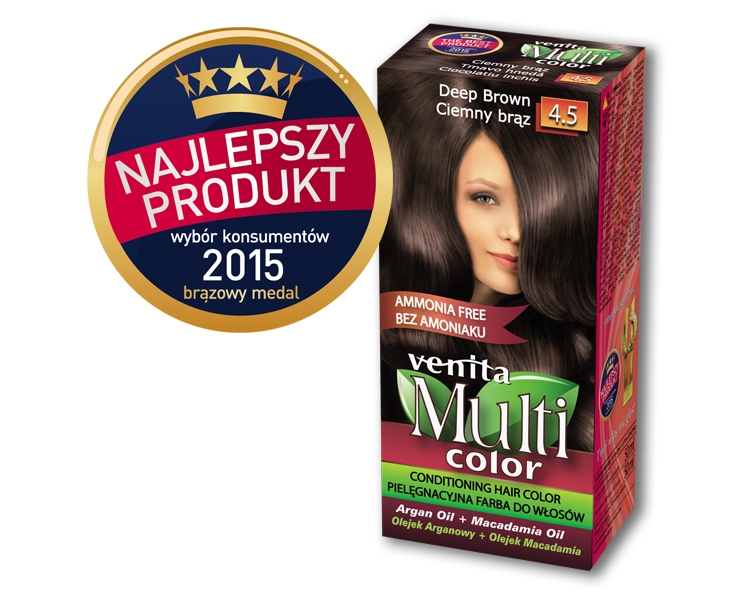 

Venita Multi Color bez amoniaku 4.5 Ciemny Brąz