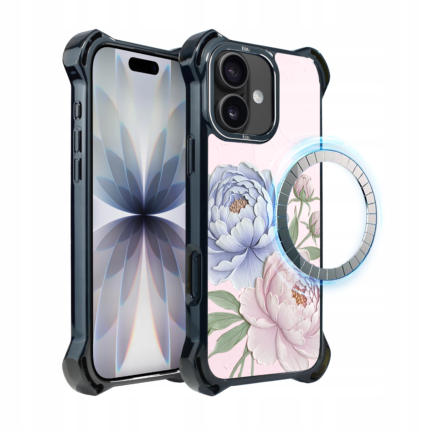 Pouzdro pro iPhone 17 Ibizu DropGuard Ultra s MagSafe, pivoňkově růžové