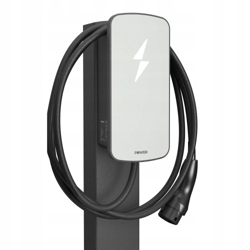 Wallbox Stacja Ładowania Powerbox 11KW 3x16A 5m Kabel Typ 2 Aplikacja