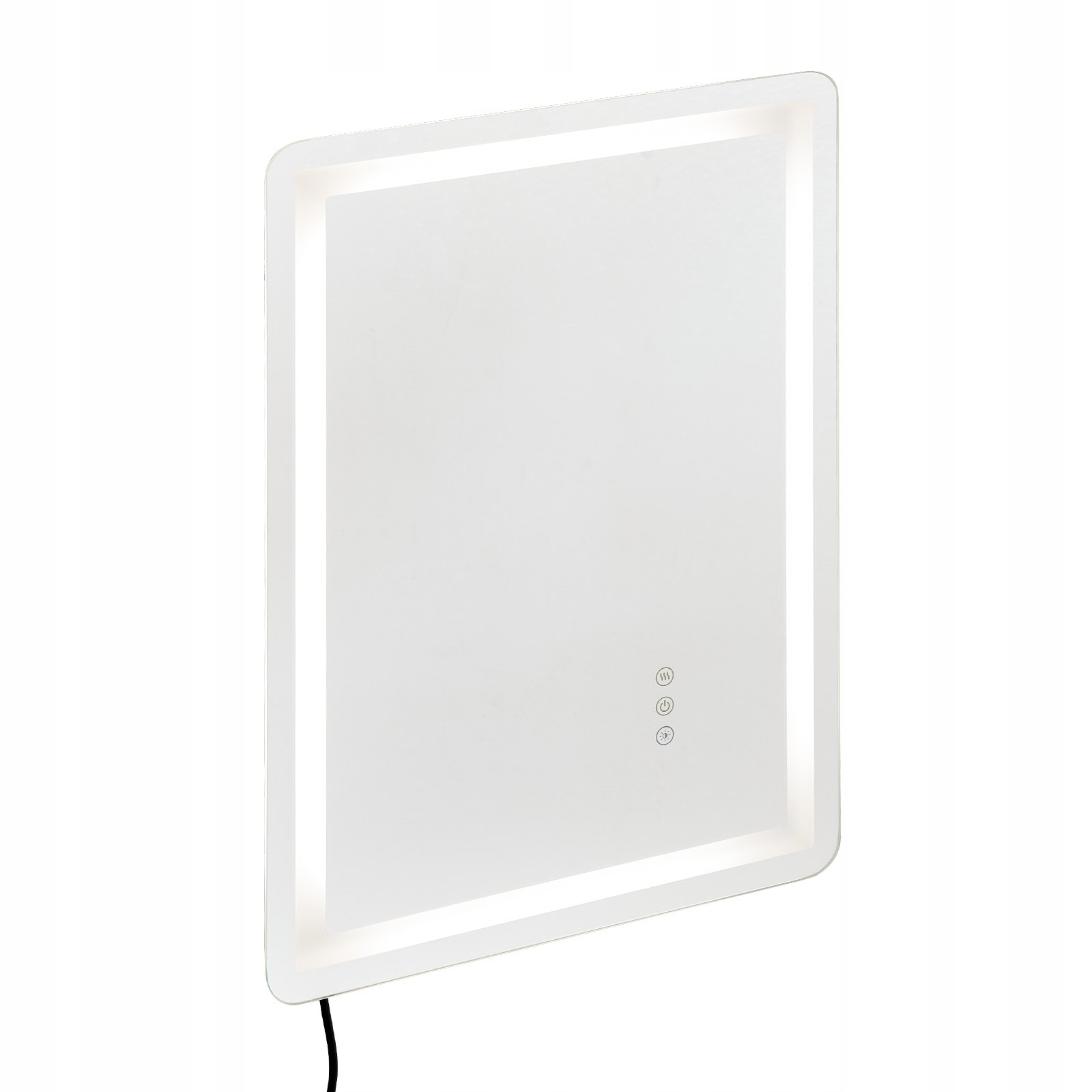 Zrcadlo do koupelny 50 x 70 cm s podsvícením a funkcí Anti-Fog